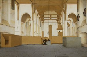 Interiør i Sint-Odulphuskerk i Assendelft, 1649